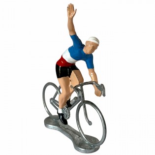 Figurine cycliste Vainqueur Champion de France - Bernard & Eddy