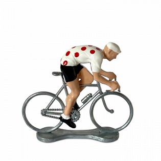 Figurine cycliste Sprinter Maillot à pois - Bernard & Eddy
