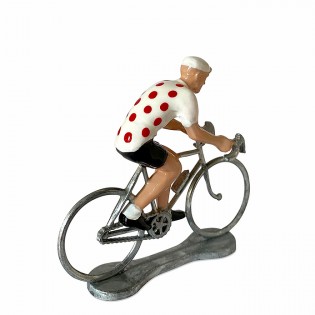 Figurine cycliste Maillot à pois - Bernard & Eddy 2