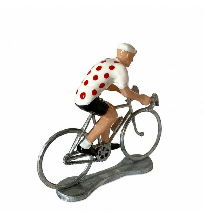 Figurine cycliste Maillot à pois - Bernard & Eddy