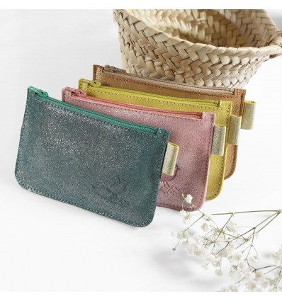 Porte-monnaie pailleté Cactus - Barnabé aime le café