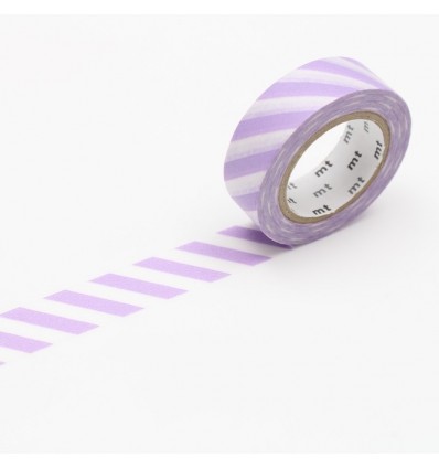 Masking Tape Rayures Lilas