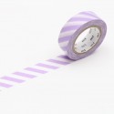 Masking Tape Rayures Lilas