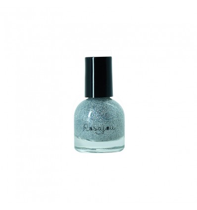 Vernis argenté pelliculable Star avec étui- Rosajou
