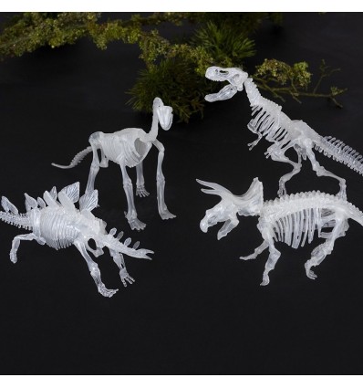 Kit d'assemblage dinosaure phosphorescent - Rex
