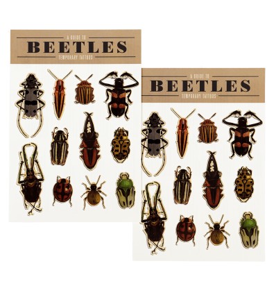 Tatouages temporaires Scarabées - Rex London