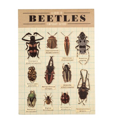 Tatouages temporaires Scarabées - Rex London