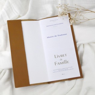 Protège livret de famille Caramel - Barnabé aime le café 2