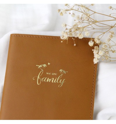 Protège livret de famille Caramel - Barnabé aime le café