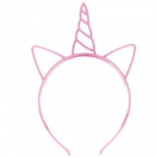 Serre-tête licorne rose pailleté