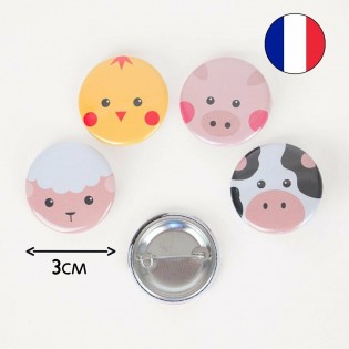 Badge Animaux de la Ferme - My Little Day