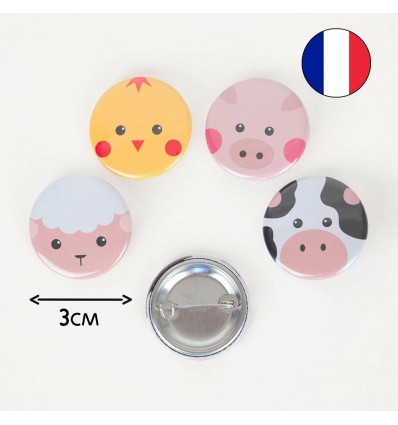 Badge Animaux de la Ferme - My Little Day