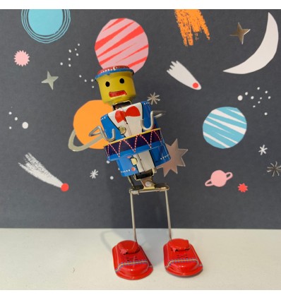 Robot drummer bleu - protocol