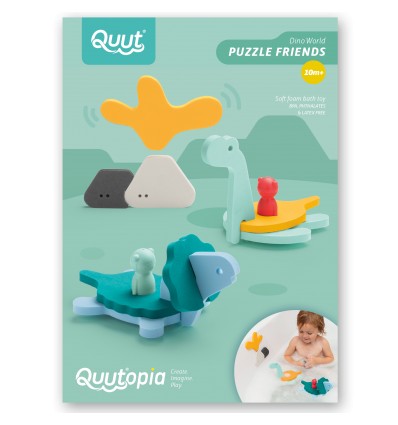 Puzzle de bain Dinosaures - Quutopia