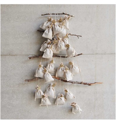 Pinces numérotées pailletées or - Rico Design