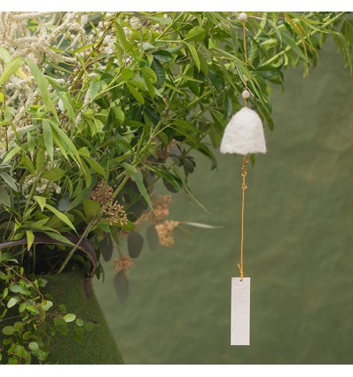 Suspension cloche en feutre Naturel - Muskhane