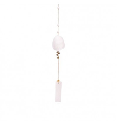 Suspension cloche en feutre Naturel - Muskhane