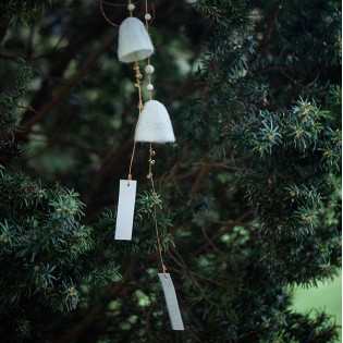 Suspension cloche en feutre Naturel - Muskhane