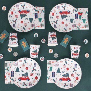 8 assiettes en carton Noël - My Little Day 2