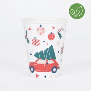 8 gobelets en carton Noël - My Little Day