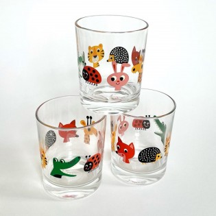 Verre animaux Ingela Arrhenius - OMM Design 2