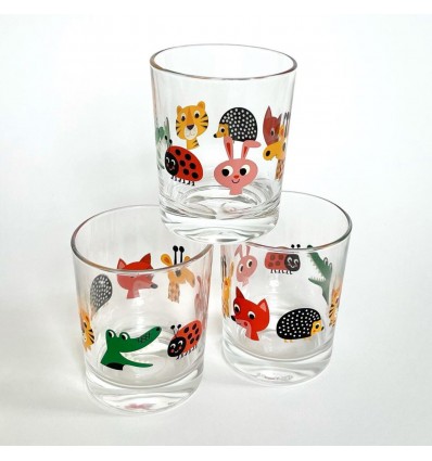 Verre animaux Ingela Arrhenius - OMM Design