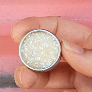 Paillettes Irisées bio Nuit Blanche - Sisi La Paillette