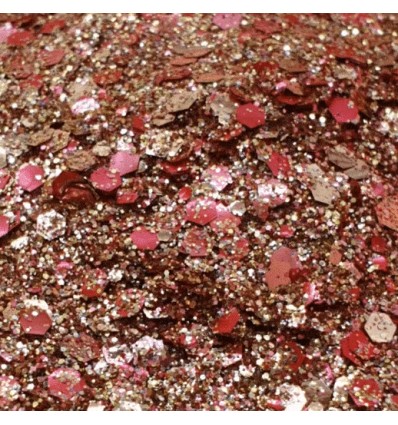 Paillettes bio or et rose Vegas Bébé - Sisi La Paillette