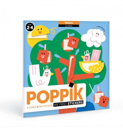 Mes premiers stickers Dans La Nature - Poppik