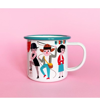 Mug émaillé Movie Lover Ingela Arrhenius - Omm Design