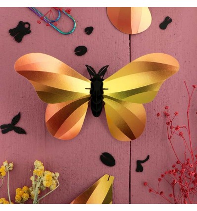 Papillon DIY Giant Silk Sunset or - Assembli