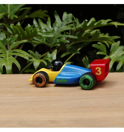 Voiture de course Formule 1 multicolore Verve Turbo Miami - Playforever