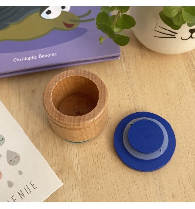 Boîte à dents de lait en bois Pirate