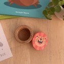 Boîte à dents de lait en bois Lion