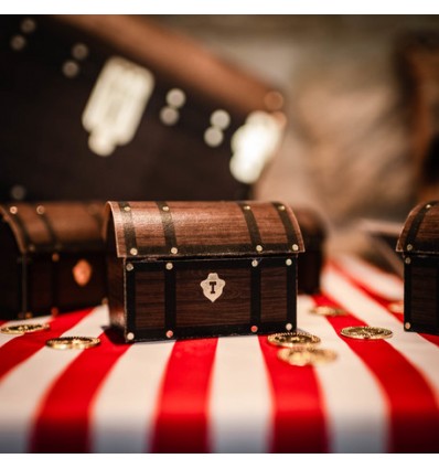 Chemin de table rayé blanc et rouge - Artyfete