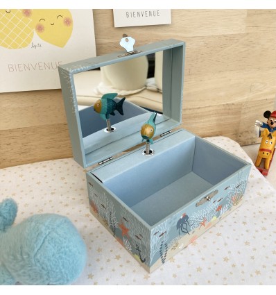 Boîte à bijoux musicale Océan - Trousselier