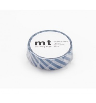 Masking Tape Rayures bleu marine