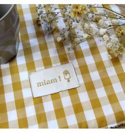 Serviette élastiquée Caramel salé - Barnabé aime le Café