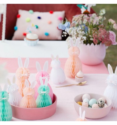 Set de 8 lapins nid d'abeille - Meri Meri