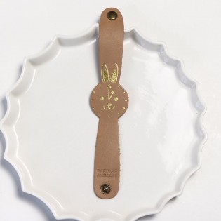 Montre en cuir Lapin Moka - Barnabé aime le café