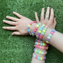 Bracelet coeurs multicolores