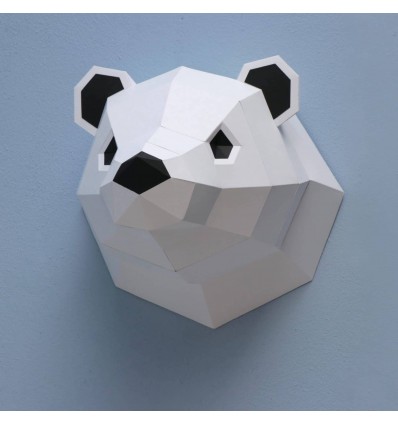 Kit de pliage papier Ours polaire blanc - Assembli