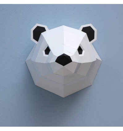 Kit de pliage papier Ours polaire blanc - Assembli