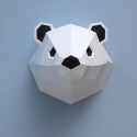 Kit de pliage papier Ours polaire blanc - Assembli