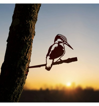 Martin Pêcheur en métal - Métalbird