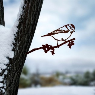 Mésange bleue en métal - Metalbird
