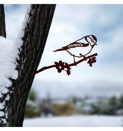 Mésange bleue en métal - Metalbird