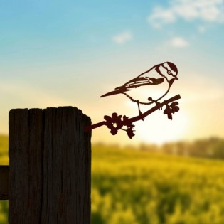 Mésange bleue en métal - Metalbird 2