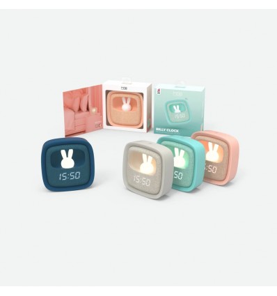 Réveil veilleuse Billy Clock vert - Mobility on Board