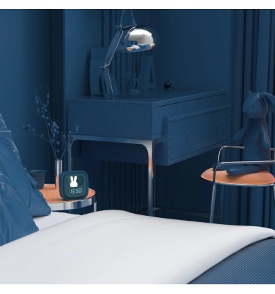 Réveil veilleuse Billy Clock bleu nuit - Mobility on Board